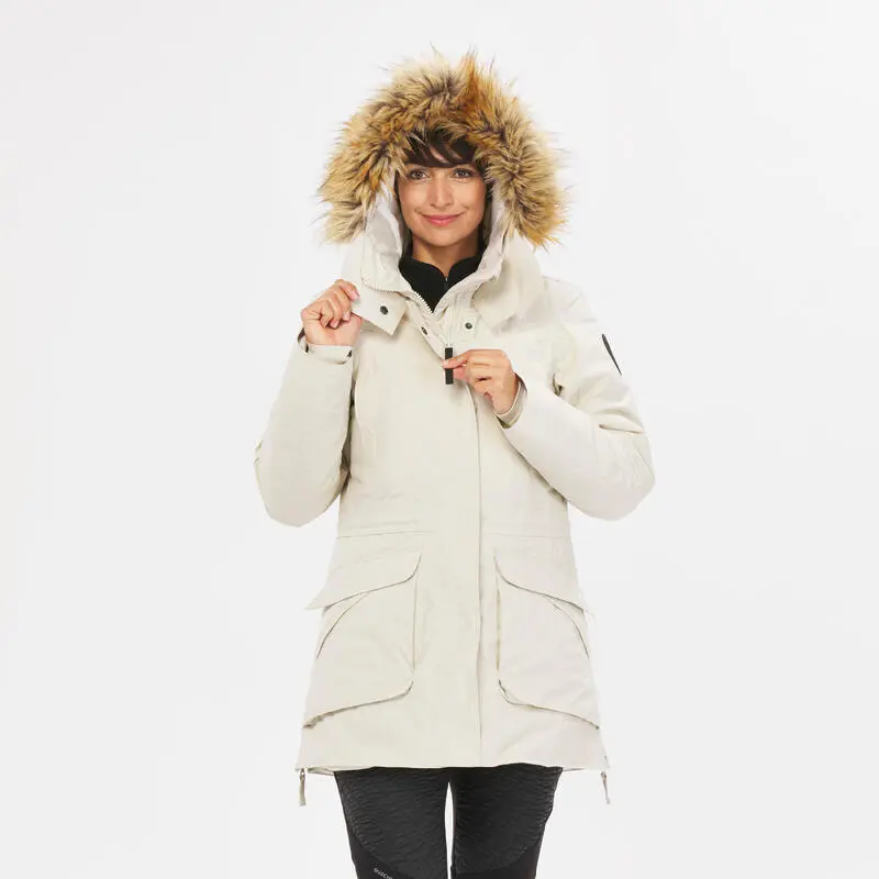 Parka De Montaña Y Trekking Impermeable Mujer Quechua SH500 U-Warm Azul 6 Parka De Montaña Y Trekking Impermeable Mujer Quechua SH500 U-Warm Azul - Imagen 6