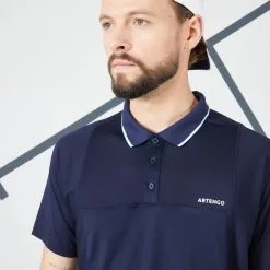 Polo De Tenis Manga Corta Hombre Artengo DRY Azul Marino -ZAS Ventas polo de tenis manga corta hombre artengo dry azul marino 3