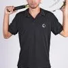 Polo De Tenis Mangas Corta Infinite Athletic Pro Edition Negro