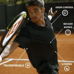 Polo De Tenis Mangas Corta Infinite Athletic Pro Edition Negro -ZAS Ventas polo de tenis mangas corta infinite athletic pro edition negro 4