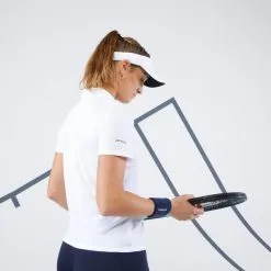 Polo De Tenis Mujer Artengo Dry 100 Blanco -ZAS Ventas polo de tenis mujer artengo dry 100 blanco 3