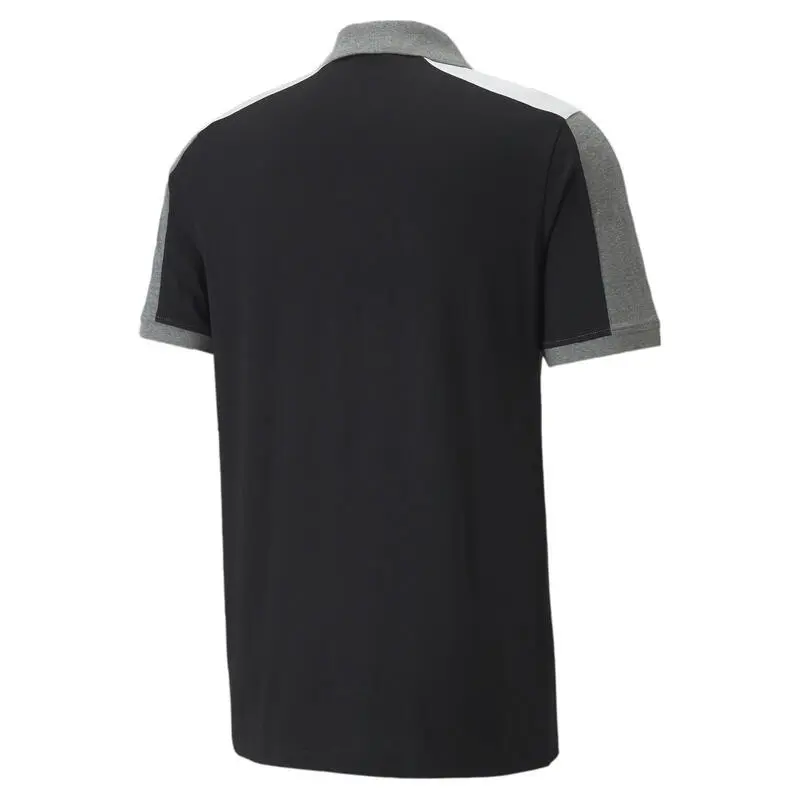 Polo Hombre PUMA Essentials+ Block Jersey Negro 5 Polo Hombre PUMA Essentials+ Block Jersey Negro - Imagen 5