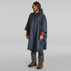 Poncho Impermeable Montaña Y Trekking Máx. 30 Litros Adulto Forclaz Trek 100