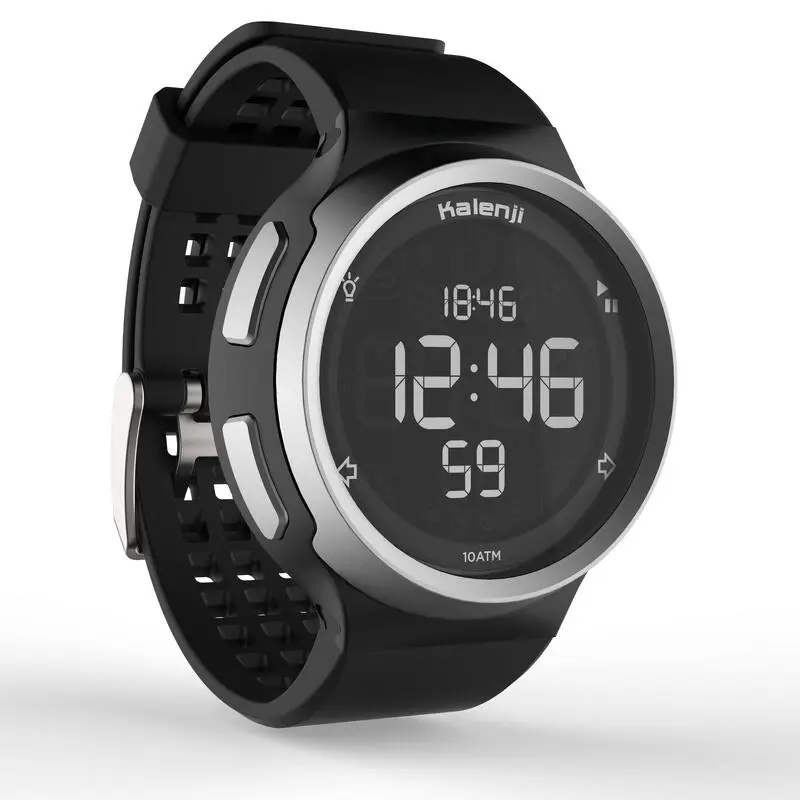 Kalenji Reloj Digital Running Cronómetro W900 Negro 1 Kalenji Reloj Digital Running Cronómetro W900 Negro