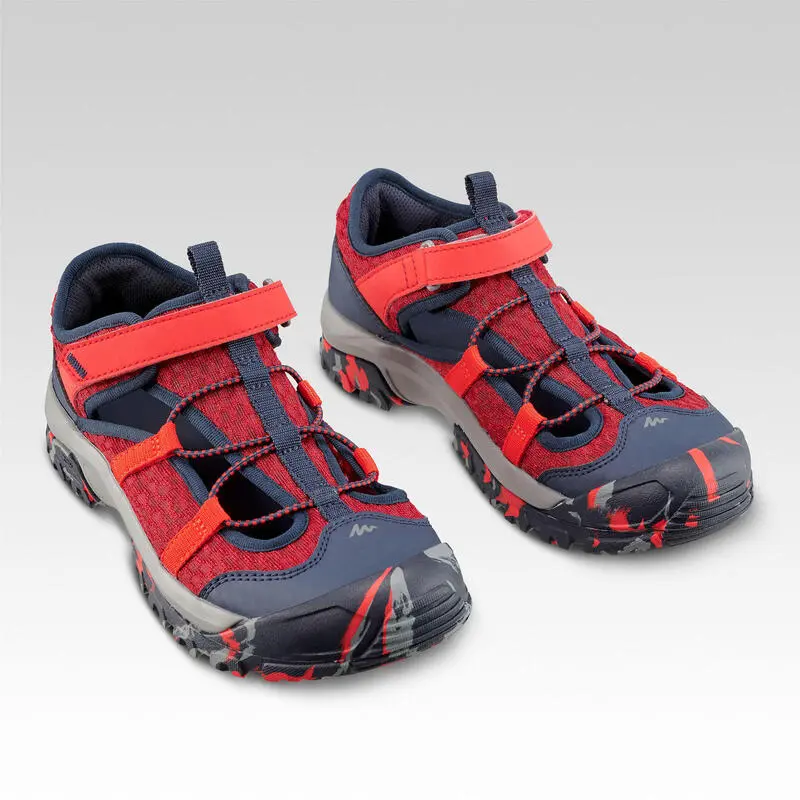 Sandalias Cerradas De Montaña Y Trekking Niños Quechua MH150 Rojo 4 Sandalias Cerradas De Montaña Y Trekking Niños Quechua MH150 Rojo - Imagen 4