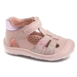 Sandalias De Marcha Deportiva De Piel De Bebés PABLOSKY En Amarillo -ZAS Ventas sandalias de marcha deportiva de piel de bebe nia pablosky en rosa