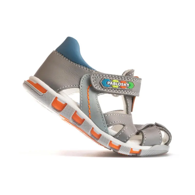 Sandalias De Marcha Deportiva De Piel De Bebé Niño PABLOSKY En Gris 5 Sandalias De Marcha Deportiva De Piel De Bebé Niño PABLOSKY En Gris - Imagen 5