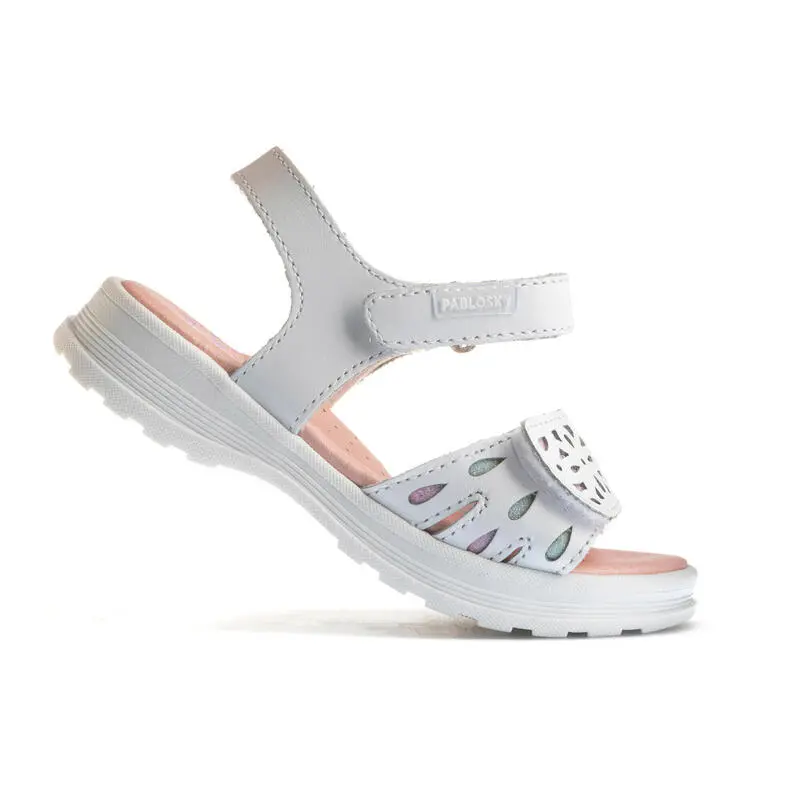 Sandalias De Marcha Deportiva De Piel De Niña PABLOSKY En Blanco 5 Sandalias De Marcha Deportiva De Piel De Niña PABLOSKY En Blanco - Imagen 5