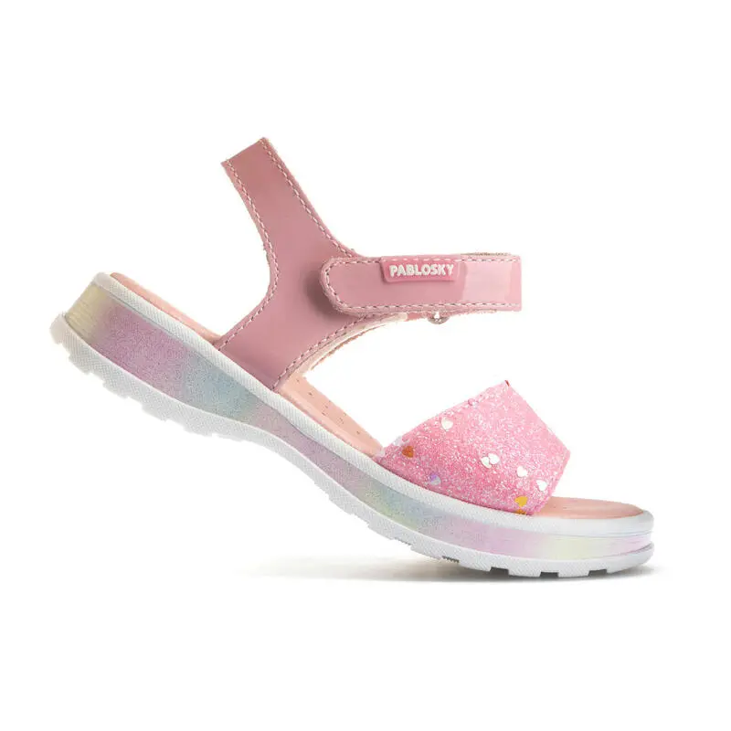 Sandalias De Marcha Deportiva De Piel De Niña PABLOSKY En Rosa 5 Sandalias De Marcha Deportiva De Piel De Niña PABLOSKY En Rosa - Imagen 5