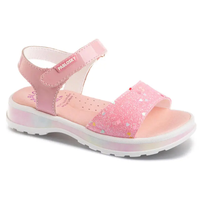 Sandalias De Marcha Deportiva De Piel De Niña PABLOSKY En Rosa 1 Sandalias De Marcha Deportiva De Piel De Niña PABLOSKY En Rosa