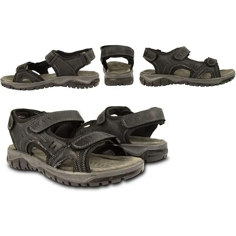 Sandalias De Senderismo Trekking Zerimar De Piel Para Hombre 2 Sandalias De Senderismo Trekking Zerimar De Piel Para Hombre - Imagen 2