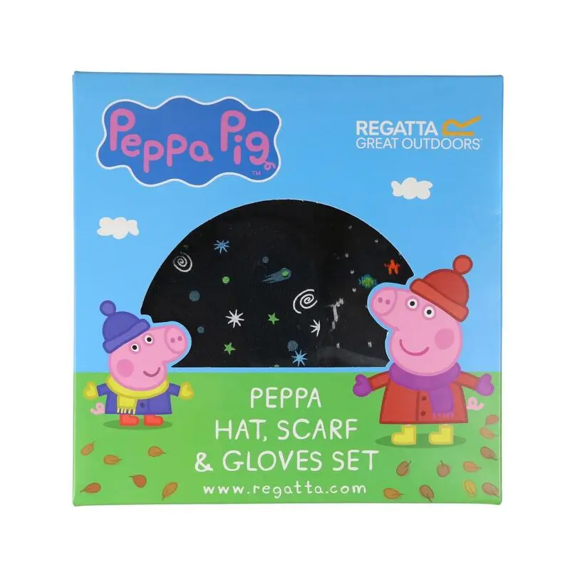 Regatta Set De Gorro, Guantes Y Bufanda Peppa Pig De Punto Marino 2 Regatta Set De Gorro, Guantes Y Bufanda Peppa Pig De Punto Marino - Imagen 2