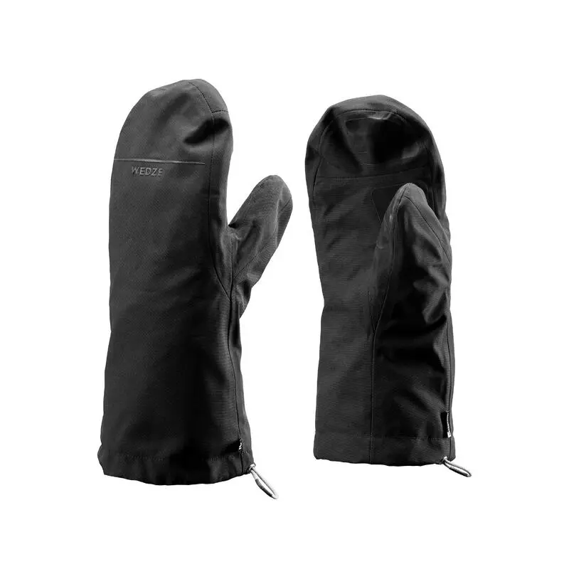 WEDZE SOBREGUANTES ESQUÍ ADULTO CÁLIDO IMPERMEABLE NEGROS 1 WEDZE SOBREGUANTES ESQUÍ ADULTO CÁLIDO IMPERMEABLE NEGROS