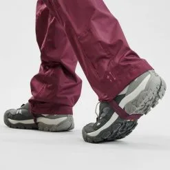 Quechua Sobrepantalón Impermeable De Montaña Y Trekking Niños 7-15 Años MH500 Violeta -ZAS Ventas sobrepantalon impermeable de montaa y trekking nios 7 15 aos mh500 violeta 3