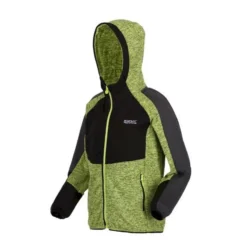 Regatta Sudadera Con Cremallera Dissolver VI Jaspeada De Polar Para Niños/Niñas Negro, -ZAS Ventas sudadera con cremallera dissolver vi jaspeada de polar para niosnias negro 2