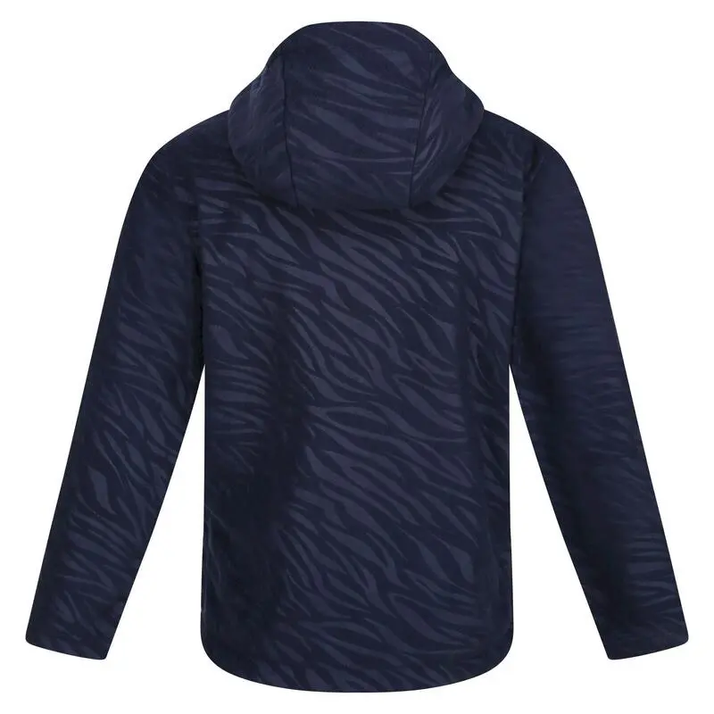 Regatta Sudadera Kalina Estampado De Cebra De Polar Para Niños/Niñas Marino 2 Regatta Sudadera Kalina Estampado De Cebra De Polar Para Niños/Niñas Marino - Imagen 2