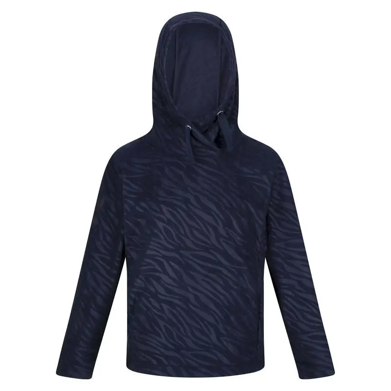 Regatta Sudadera Kalina Estampado De Cebra De Polar Para Niños/Niñas Marino 1 Regatta Sudadera Kalina Estampado De Cebra De Polar Para Niños/Niñas Marino