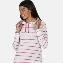 Regatta Sudadera Merindah Para Mujer Rosa Virtual, Blanco De Rayas -ZAS Ventas sudadera merindah para mujer rosa virtual blanco de rayas 2