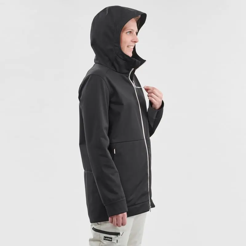 Sudadera Snowboard Y Esquí, Dreamscape SNB HDY, Impermeable, Mujer, Negra 2 Sudadera Snowboard Y Esquí, Dreamscape SNB HDY, Impermeable, Mujer, Negra - Imagen 2