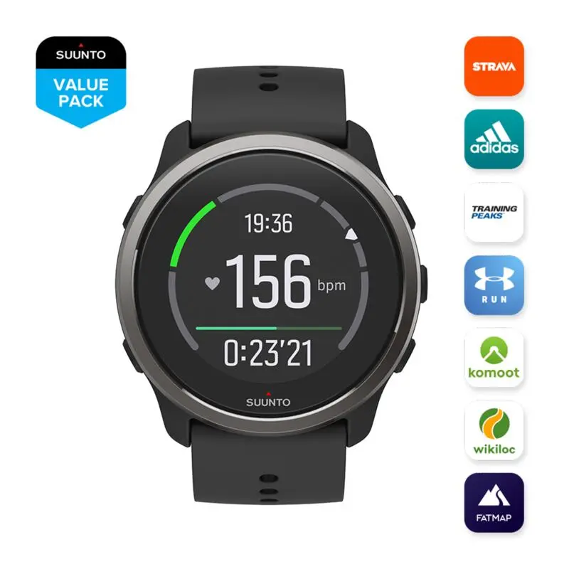 Suunto 5 Peak Reloj GPS Barómetro Y Pulsómetro Muñeca Negro 2 Suunto 5 Peak Reloj GPS Barómetro Y Pulsómetro Muñeca Negro - Imagen 2