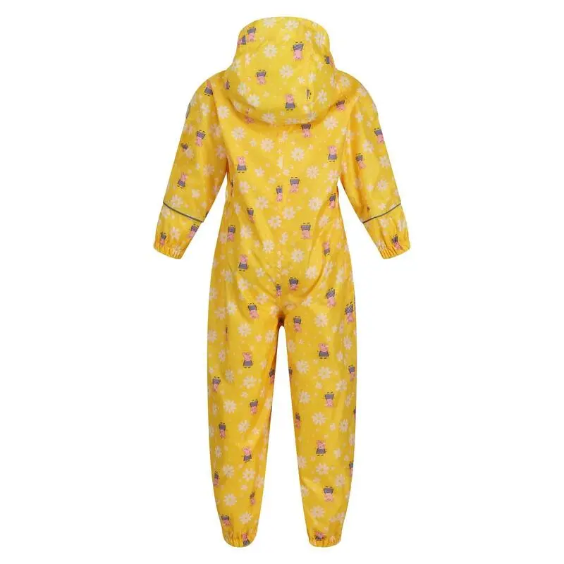 Regatta Traje Impermeable Pobble De Peppa Pig Floral Para Niños/Niñas Amarillo Maíz 2 Regatta Traje Impermeable Pobble De Peppa Pig Floral Para Niños/Niñas Amarillo Maíz - Imagen 2