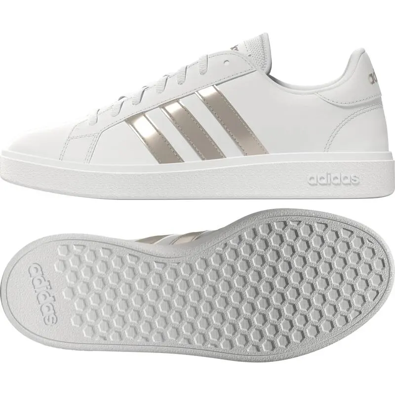 Zapatillas Caminar Mujer Adidas Court Base Blanco 5 Zapatillas Caminar Mujer Adidas Court Base Blanco - Imagen 5