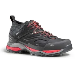Zapatillas De Montaña Y Trekking Impermeables Hombre Quechua MH900 Negro