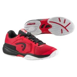 Zapatillas De Tenis Con Cordones Niños Head Sprint 3.5 Rojo Negro