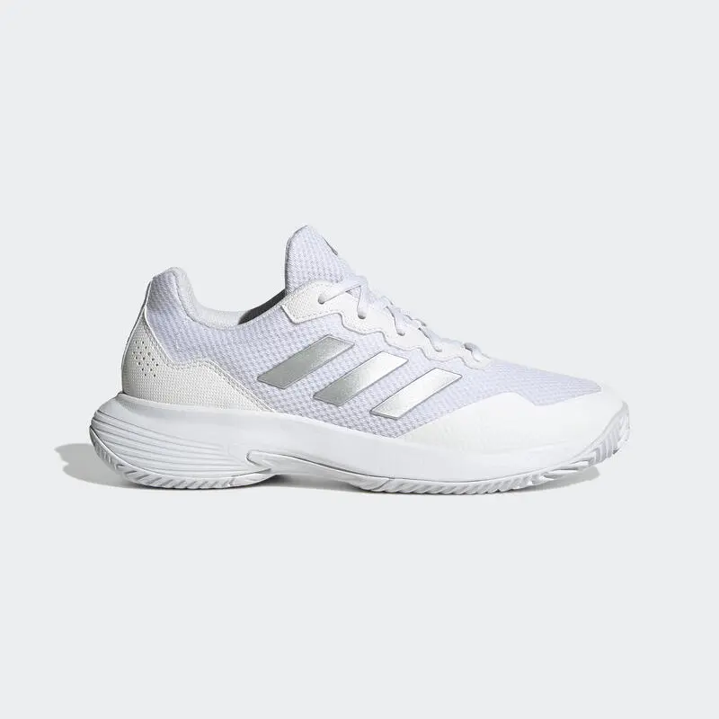 ADIDAS Zapatillas De Tenis Mujer Multipista - Gamecourt Blanco Plateado 1 ADIDAS Zapatillas De Tenis Mujer Multipista - Gamecourt Blanco Plateado