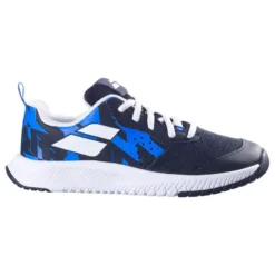Zapatillas De Tenis Multipista Niños Babolat Pulsion Azul Negro