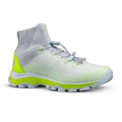 Zapatillas Ultra Ligeras De Montaña Y Trekking Mujer Quechua FH900 Gris